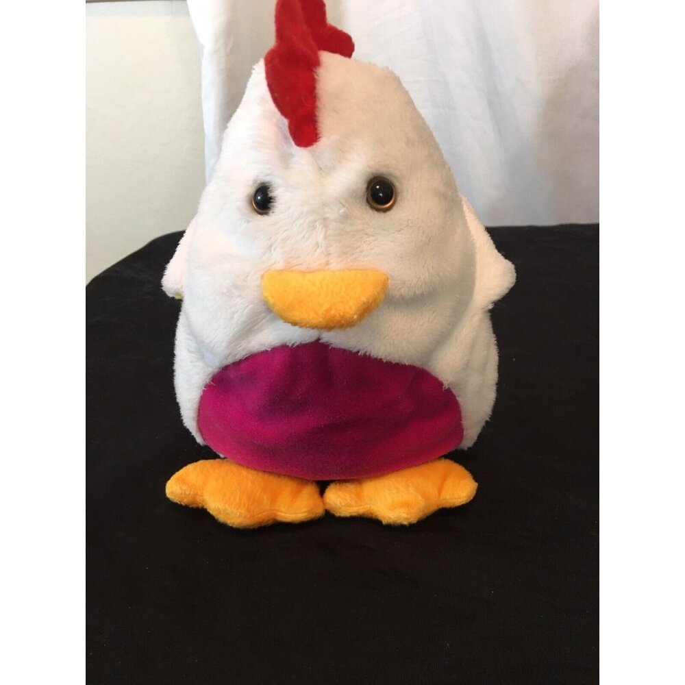 Toy Factory White Chicken Plush VG